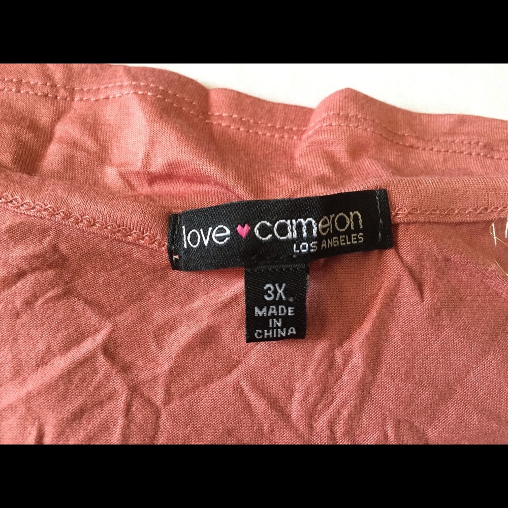 Pink Lace Plus Size Top - Picture 3 of 5